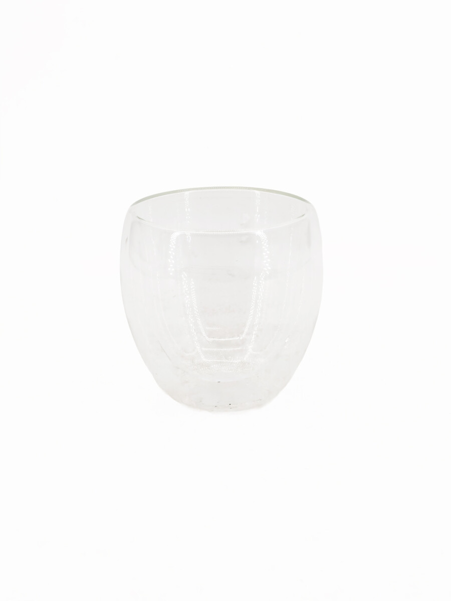 VASO DOBLE FONDO 250ML - TRANSPARENTE 