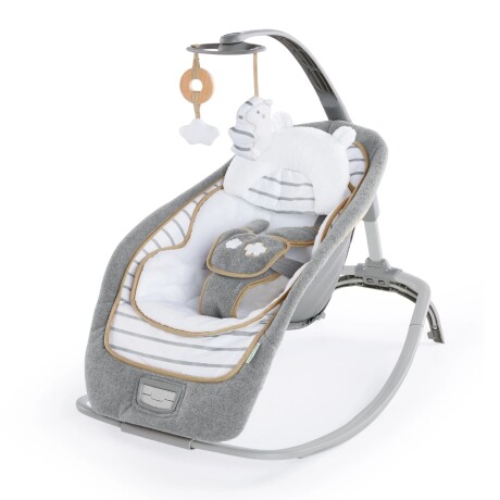Mecedora 2 en 1 para Bebé con Vibración, Música y Sonidos Mecedora 2 en 1 para Bebé con Vibración, Música y Sonidos