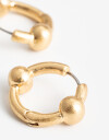Aros Argollas Metal Aros Argollas Metal - Dorado Oro Amarillo