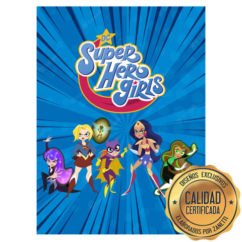 Lámina Super Hero Girls Rect.