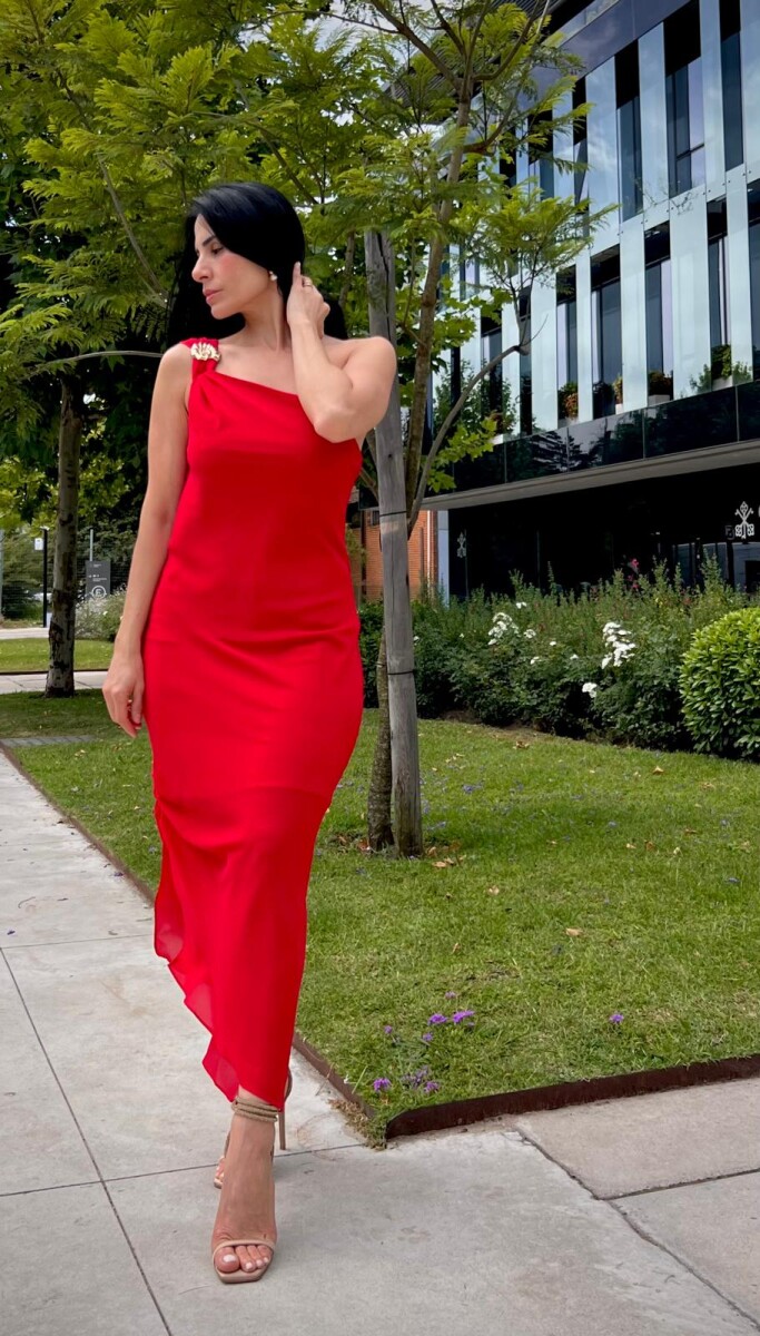 Vestido Leblon - Rojo 