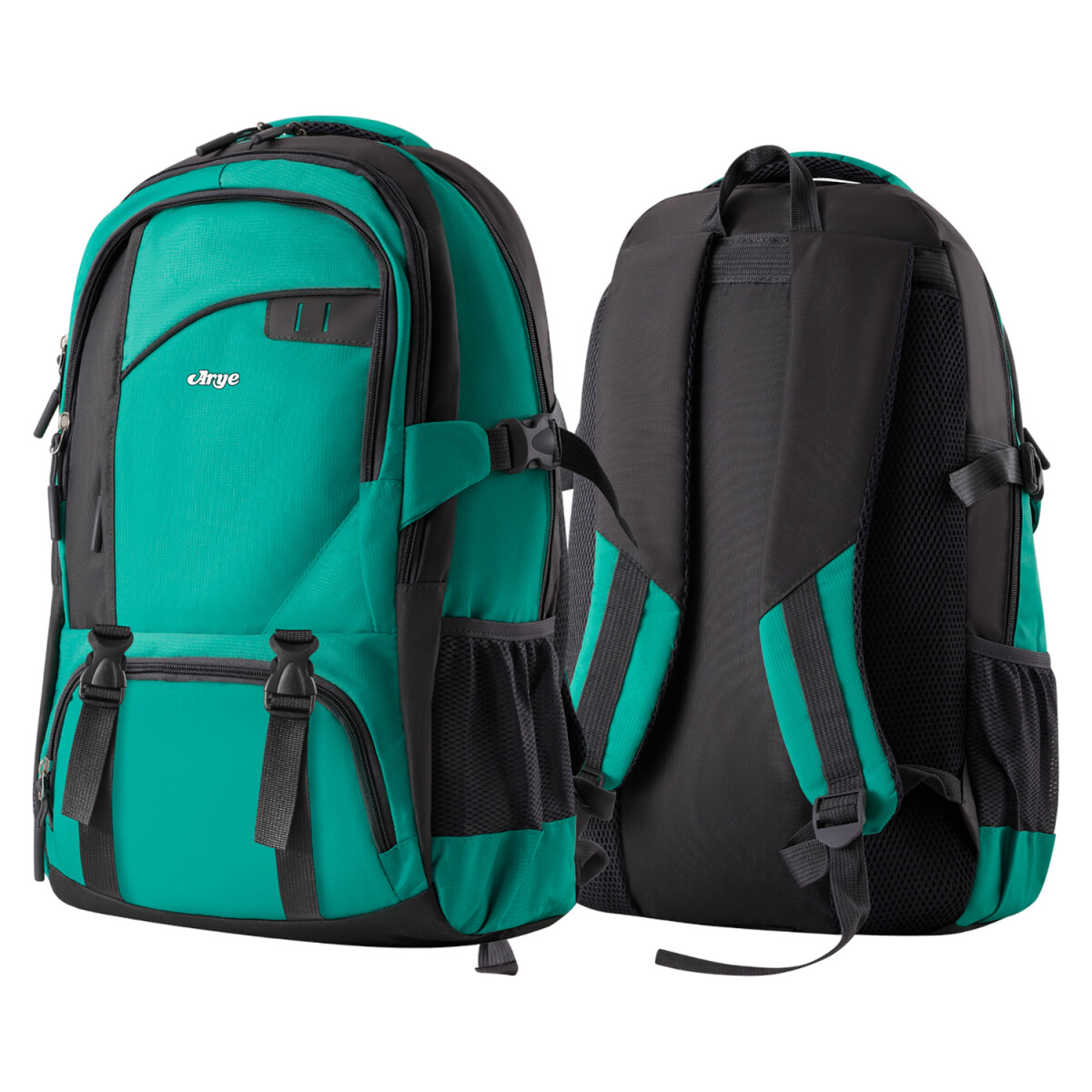 Mochila Urbana Arye 390 Durazno con Portanotebook - Verde 