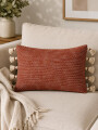 FUNDA DE ALMOHADON METZ TERRACOTA