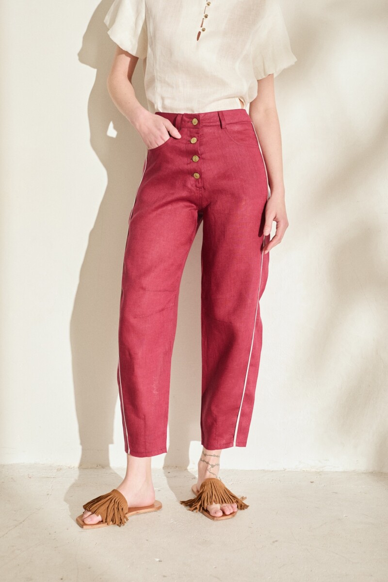PANTALON BARREL LINES Pre Venta Bordo
