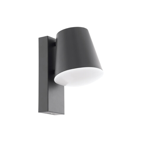 Aplique de pared gris oscuro 1XE27 IP44 CALDIERO EG3034