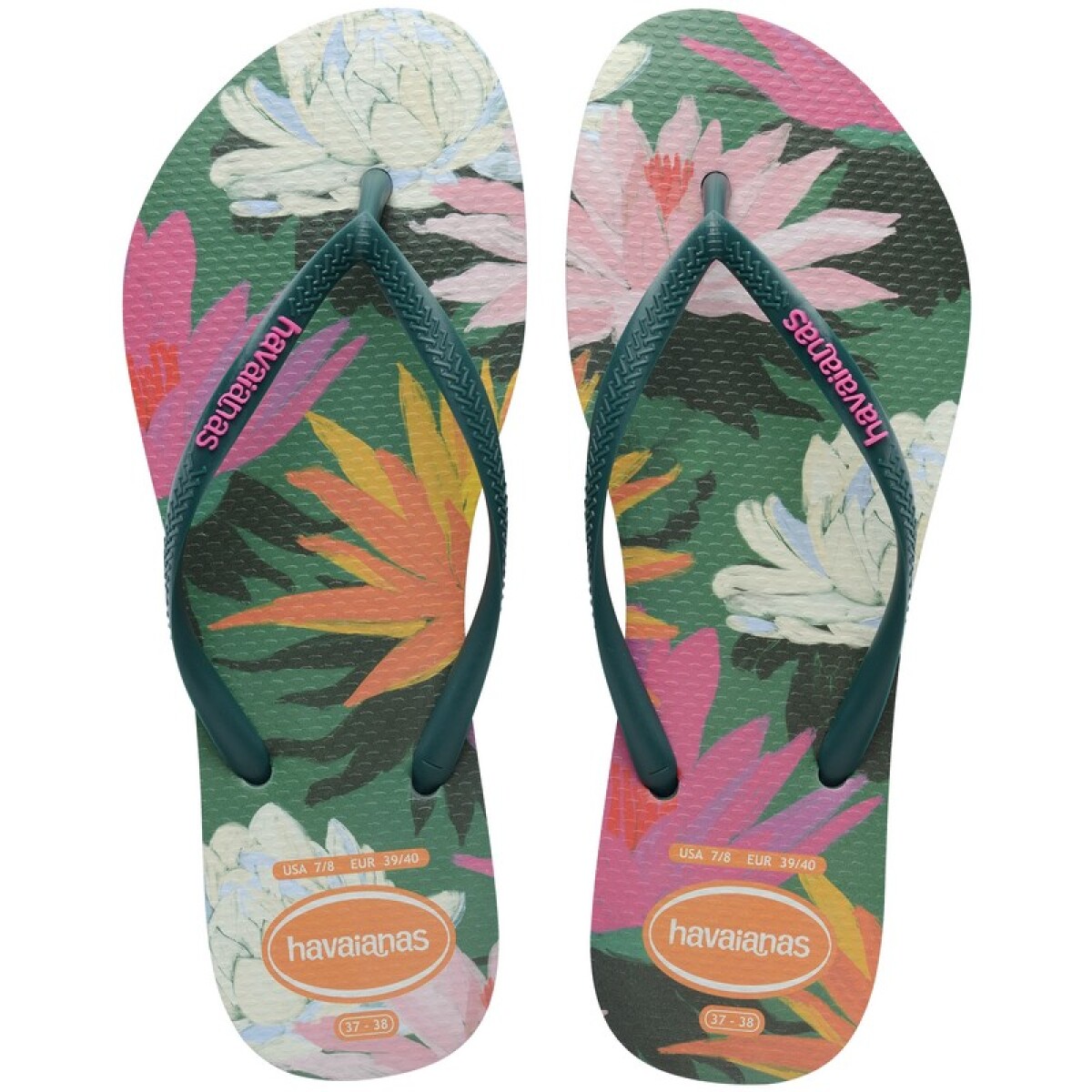 Ojotas Havaianas Slim Summer Bliss - Verde 