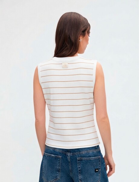 Musculosa Marisa Beige