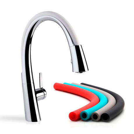 Griferia De Mesada Cocina Monocomando Cromo Fv CROMO