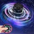Juguete Giratorio Volador Bola Spinner Drone Bateria Luces Variante Color Negro