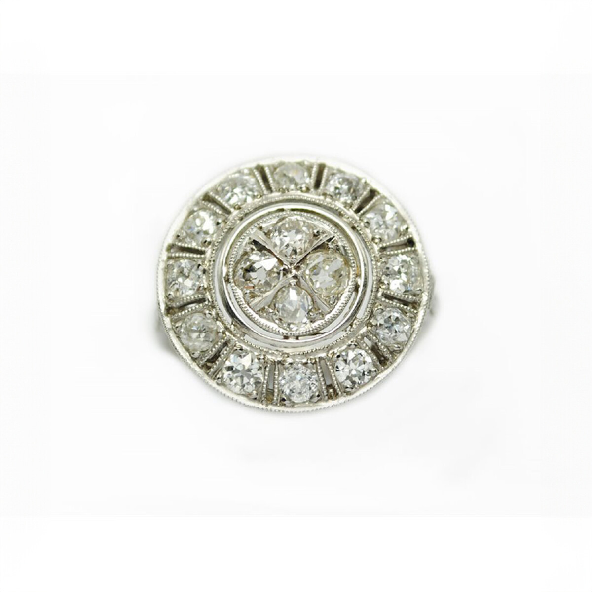 Anillo Oro 18K Y Brillantes 