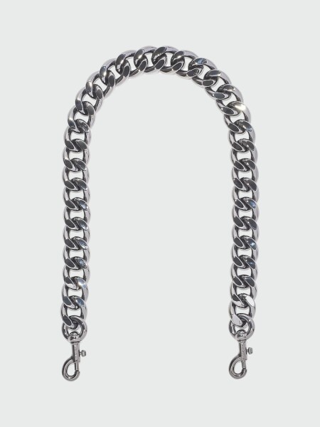 MARC JACOBS - THE CHAINLINK SHOULDER STRAP Carbón