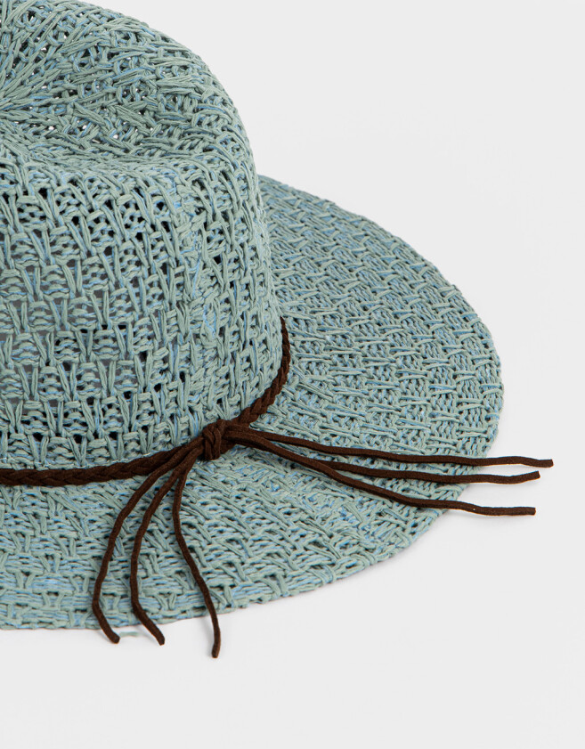 Sombreros Sombrero Raffia Riviera - Azul Celeste