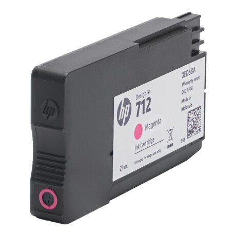 HP 712 - Paquete de 3 - 29 ml - magenta - original - DesignJet - cartucho de tinta - para DesignJet Studio, T210, T230, T250, T6 HP 712 - Paquete de 3 - 29 ml - magenta - original - DesignJet - cartucho de tinta - para DesignJet Studio, T210, T230, T250, T6