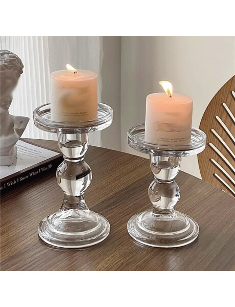 CANDELABRO VIDRIO D8.5/H11.5CM CANDELABRO VIDRIO D8.5/H11.5CM