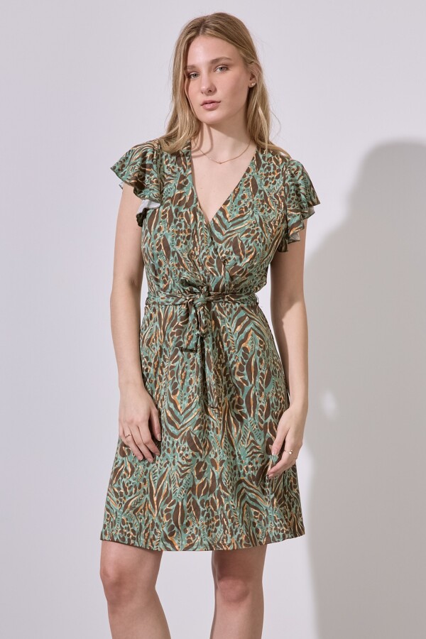 Vestido Print VERDE/MULTI