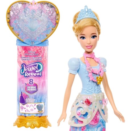 Muñeca Disney Princesas Reveal con Accesorios CENICIENTA