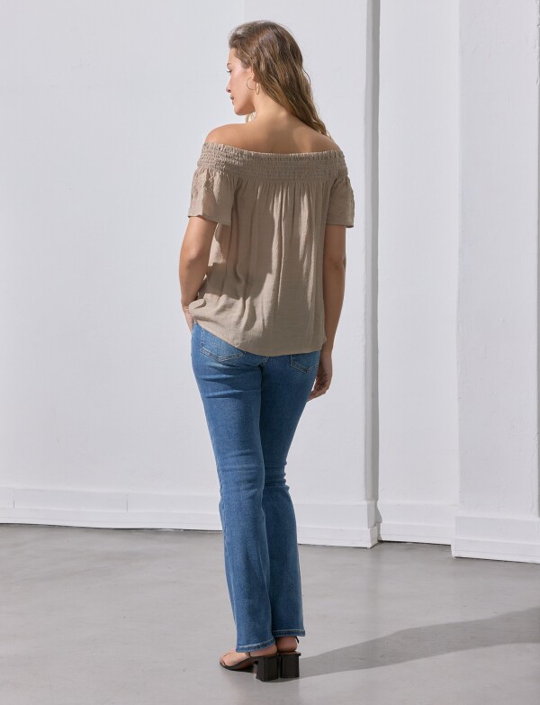 Blusa Bordado BEIGE