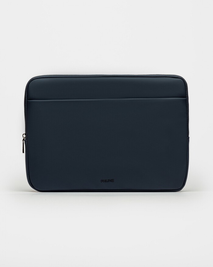 Portalaptop Bubble En Efecto Cuero Rubber Azul