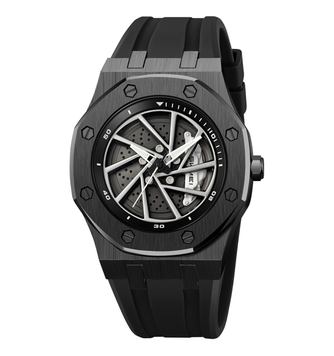 Reloj Deportivo Para Hombre Skmei 2359pbk Color Negro 