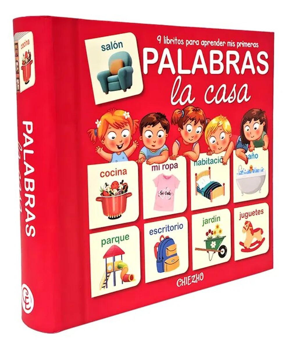 9 LIBRITOS PARA APRENDER MIS PRIMERAS PALABRAS - LA CASA 
