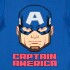 T-shirt de niño Capitán América AZUL FRANCIA