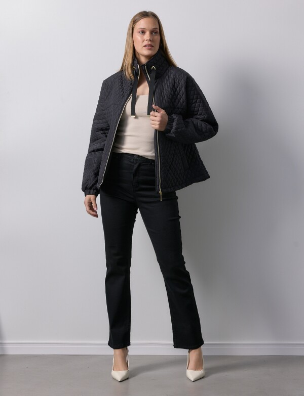 Campera Capitoneada NEGRO
