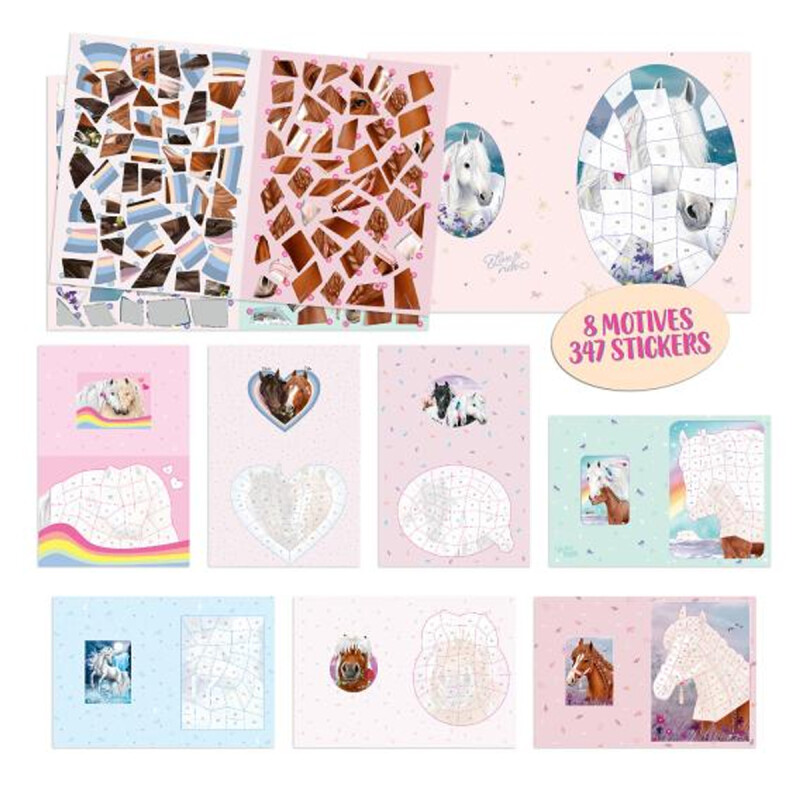 Libro de stickers Number Miss Melody Top Model Libro de stickers Number Miss Melody Top Model