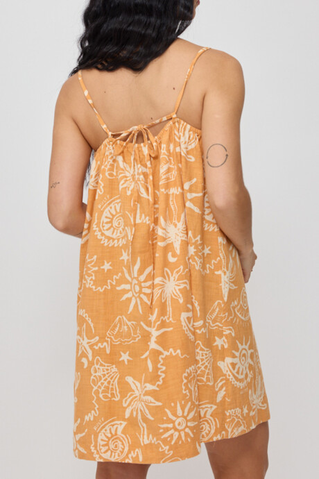 VESTIDO CORTO ARTYA RUSTY Durazno