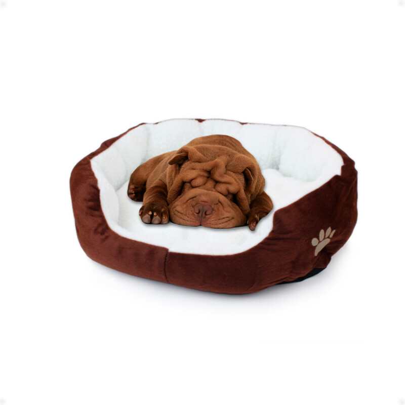 Cucha Portátil Para Mascota 40x50cm Marron