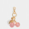 Llavero Glitter Llavero Y Charm Cereza Glitter - Rosa Bebe