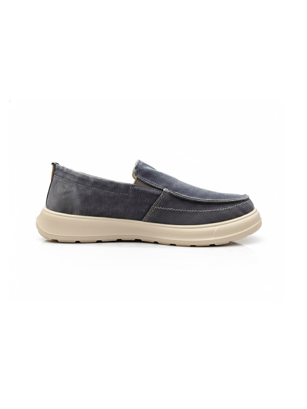 Mocasin suela beige alta AZUL