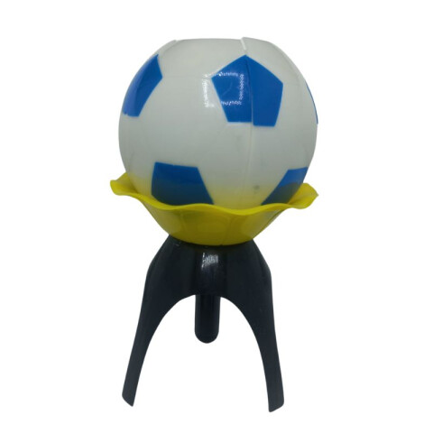 Vela con Forma de Pelota Azul y Blanco