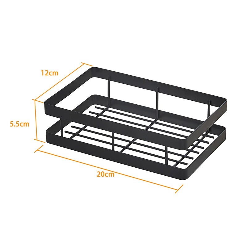Estante de acero para cocina y baño 20cm Estante de acero para cocina y baño 20cm