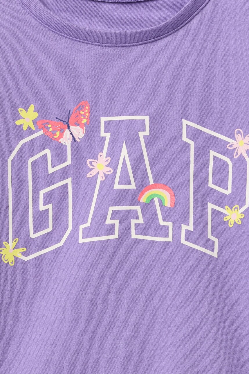 Remera Logo Gap Toddler Niña Wisteria Blossom