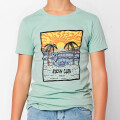 T-SHIRT CRATER TEEN RUSTY Verde Claro