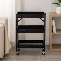 Estante organizador 3 niveles plegable multiuso 40x30x77 Estante organizador 3 niveles plegable multiuso 40x30x77