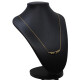 Cadena forcet oro 18k ,centro con zafiro azul tallado corazón Cadena forcet oro 18k ,centro con zafiro azul tallado corazón
