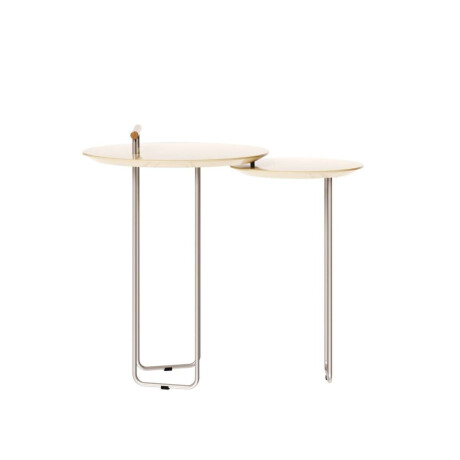 Mesa de arrime Doble side Linea Manhattan Blanco/Blanco