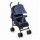 Coche Paraguitas Bebe Reclinable Plegable Compacto 8 Ruedas Azul