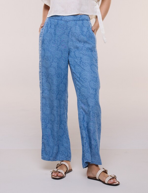 Pantalon Tencel Printed JEAN