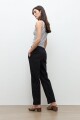 Pantalon recto negro