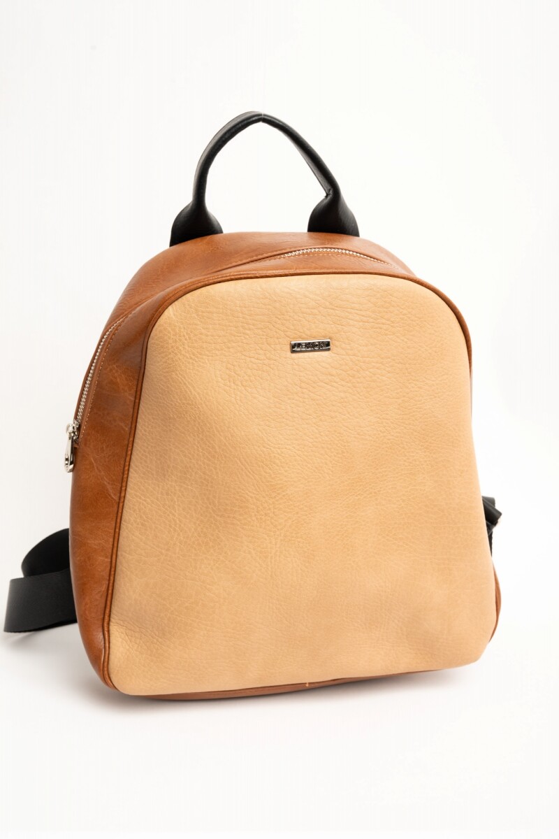 Mochila Combinada Cuero Vegano Multi