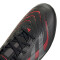 Championes de Hombre Adidas Futbol 5 Predator League Turf Negro - Gris - Rojo