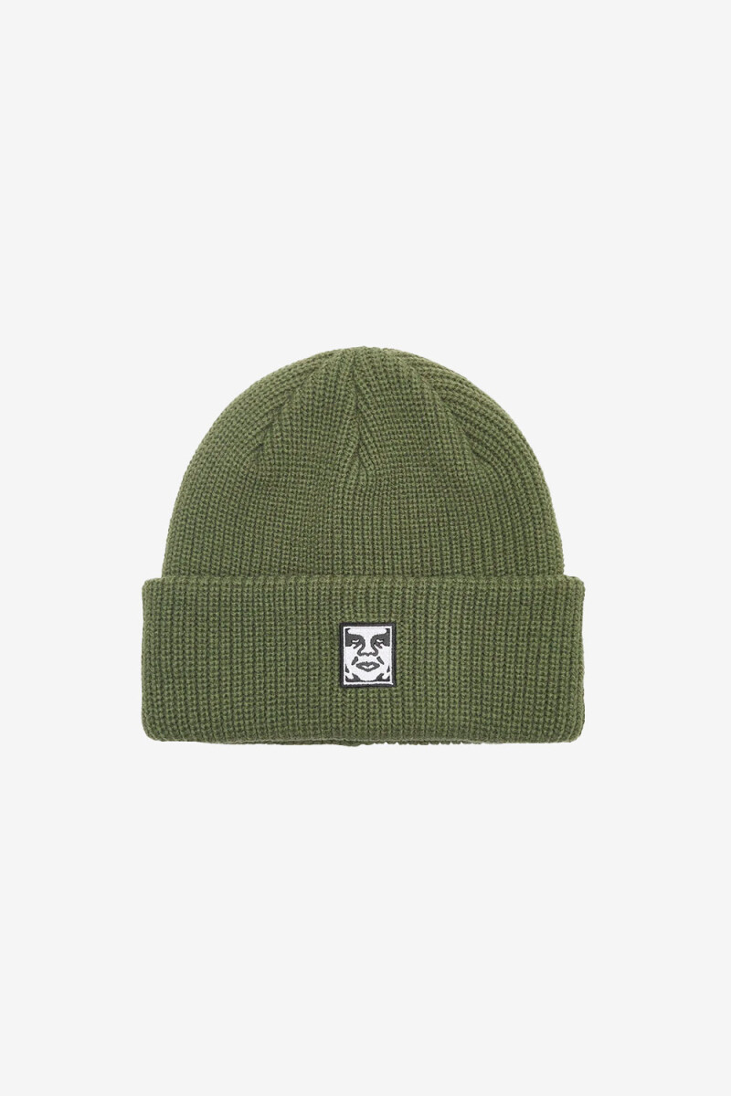 MID ICON PATCH CUFF BEANIE Verde