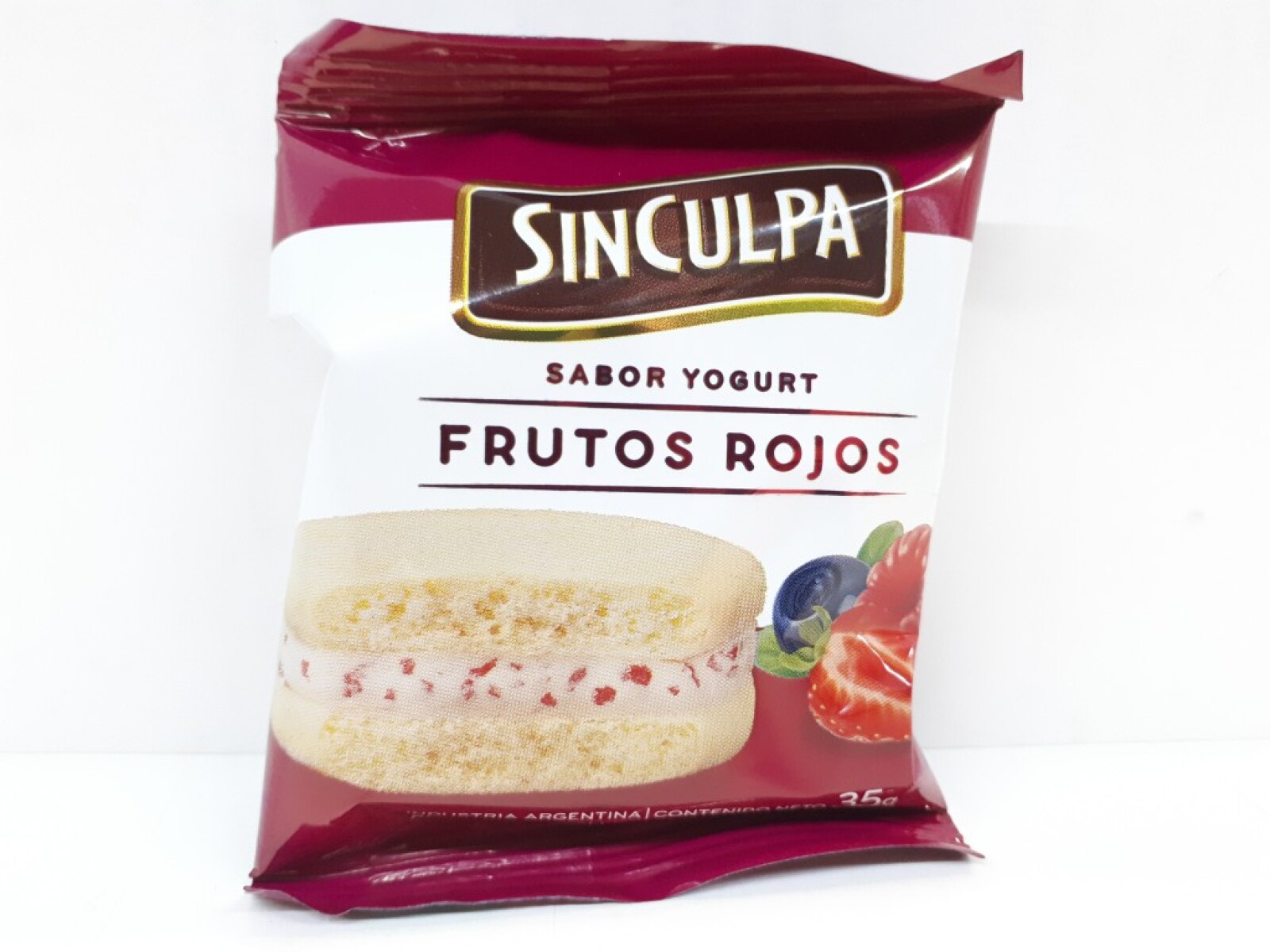 Alfajor Frutos Rojos Sin Culpa 35g 
