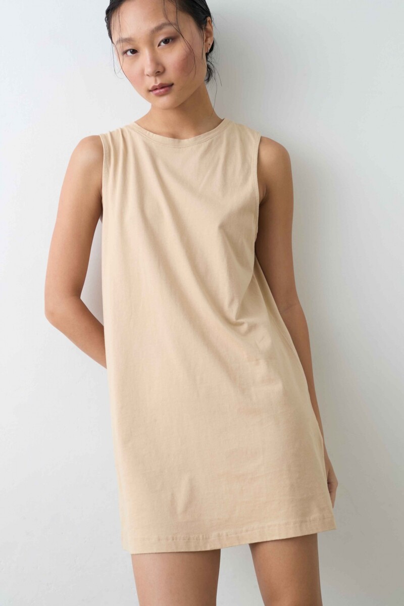 Vestido Aura - Beige Gastado 