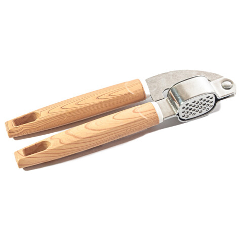 OUTLET Prensador picador de ajo mango de madera Outlet Prensador Picador De Ajo Mango De Madera