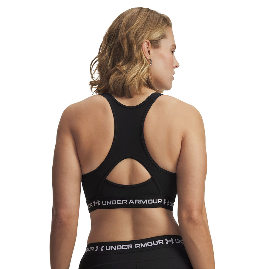 Top de Mujer Under Armour Heatgear High Crossback Negro