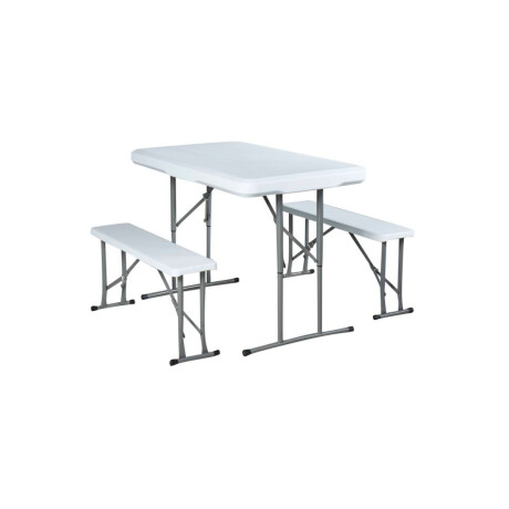 Set De Camping Mesa Y Banqueta Plegable Klimber Unica