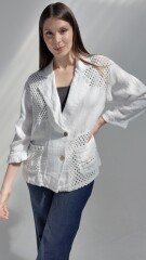 Blazer Bolonia Blanco